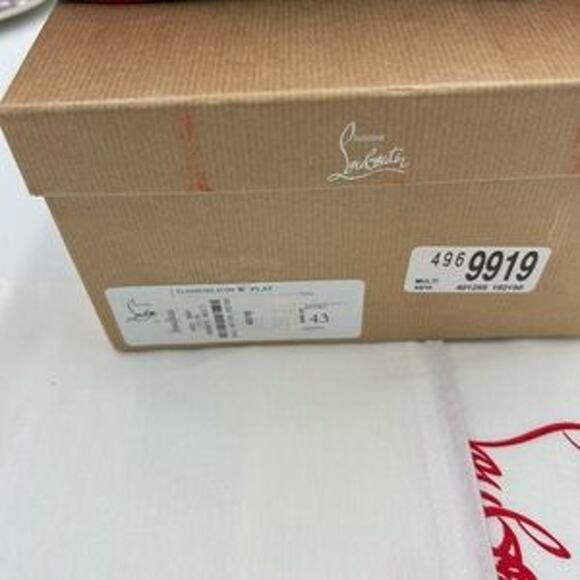Men\'s Christian Louboutin, dandy chick roses, satin loafers size 43 made Italy main image 7